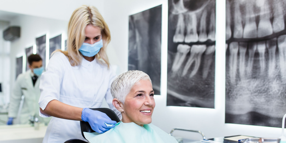 Happy Denture Patient Dental Lab